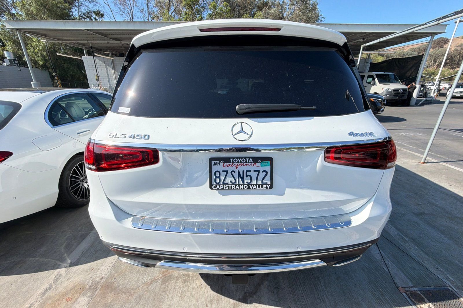 Certified Used 2022 White Mercedes-Benz GLS 450 image 8