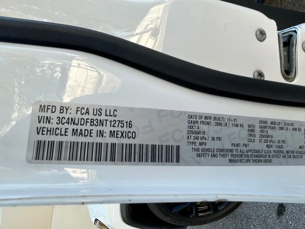Certified Used 2022 White Jeep Latitude Lux image 47