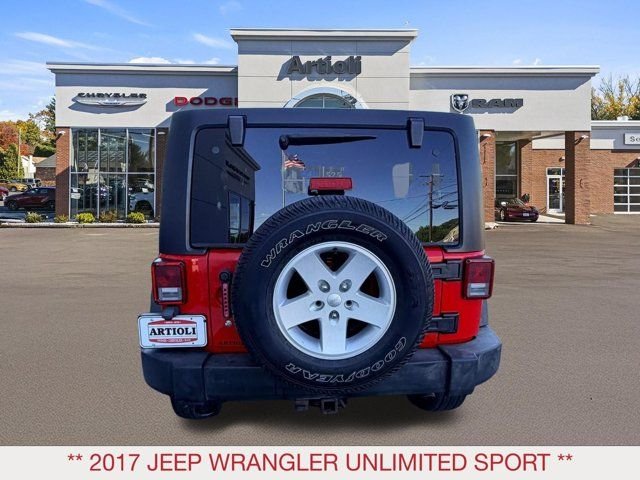 Used 2017 Red Jeep Unlimited Sport image 6