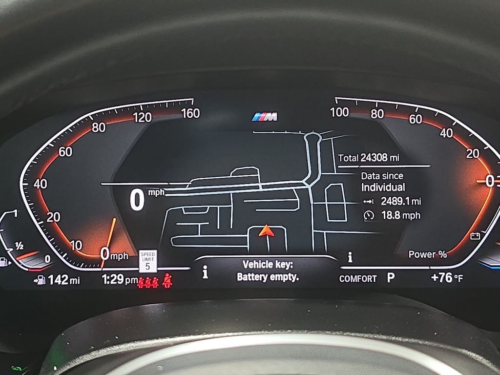 Certified Used 2023 Arctic Race Blue metallic BMW 540i image 12