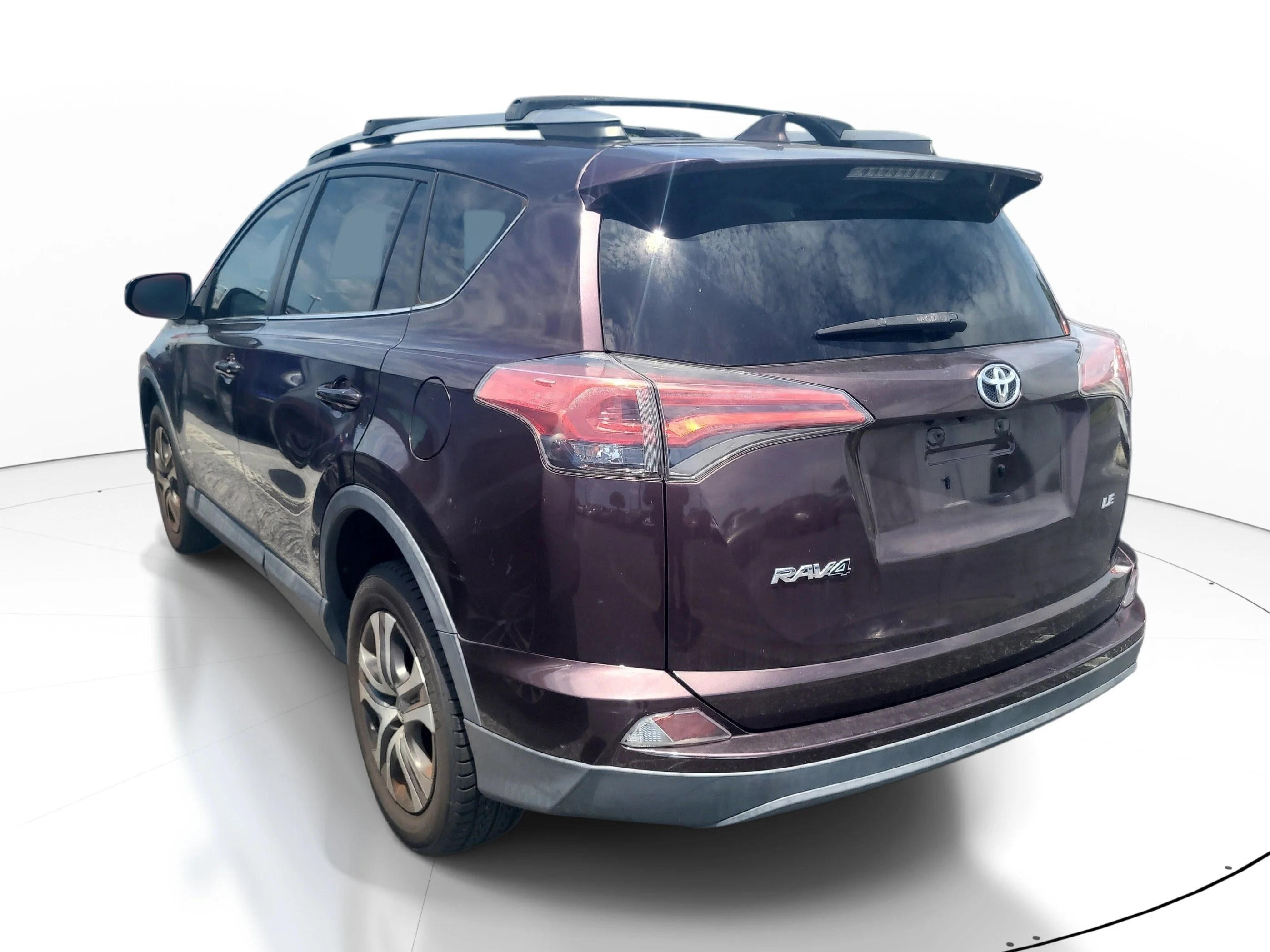 Used 2017 Black Currant Toyota LE image 4