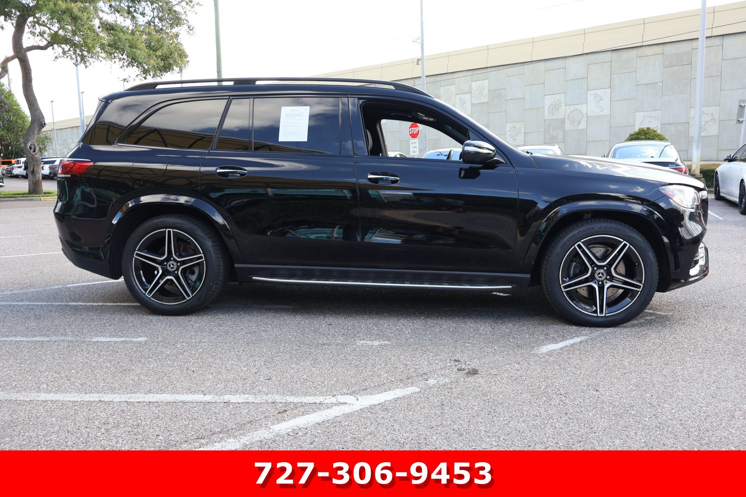 Certified Used 2023 Obsidian Black Metallic Mercedes-Benz GLS 450 image 11