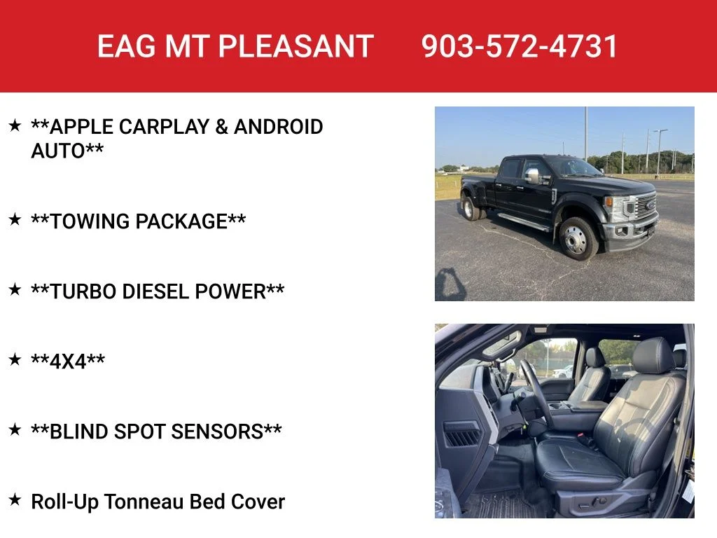 Used 2022 Agate Black Metallic Ford Lariat image 8