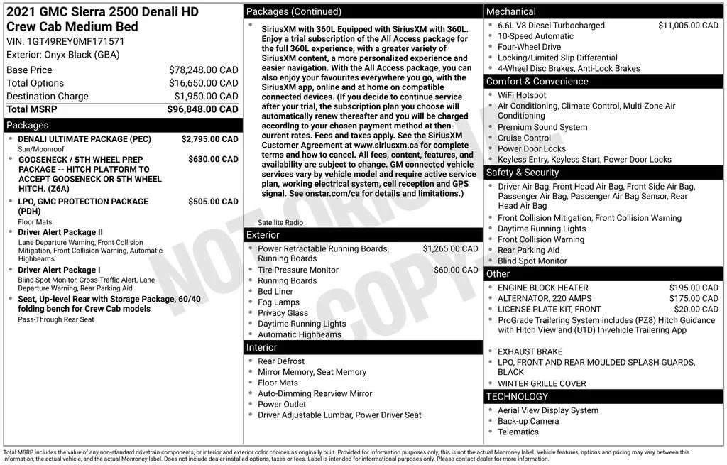 Certified Used 2021 Black GMC Denali image 5