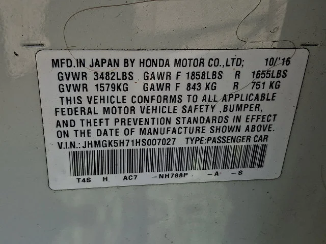 Used 2017 White Honda EX image 27