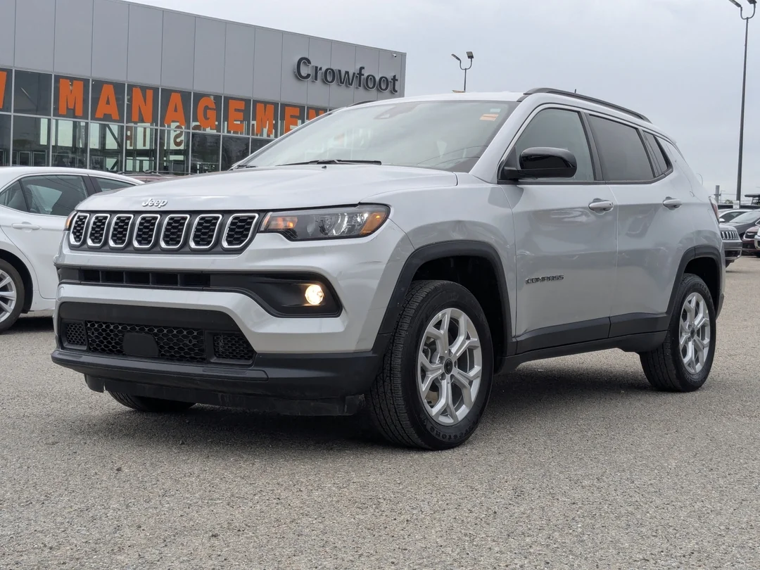 Certified Used 2025 Silver Jeep North - - 4x4 - Back Up Cam - Forward Collision - Remote Start & More! image 4