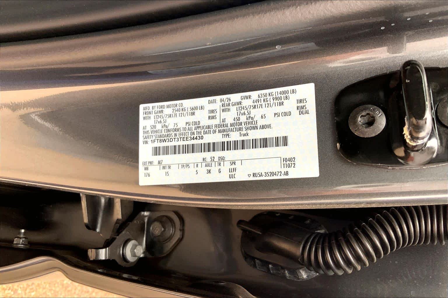 New 2026 Carbonized Gray Metallic Ford F-350® XL image 21