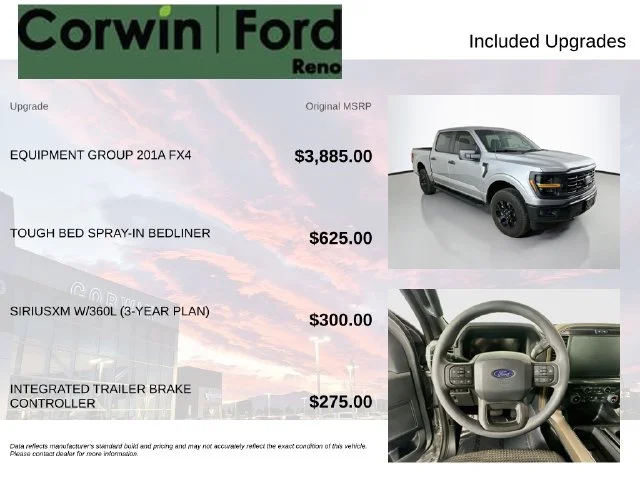 Used 2026 Silver Metallic Ford STX image 3