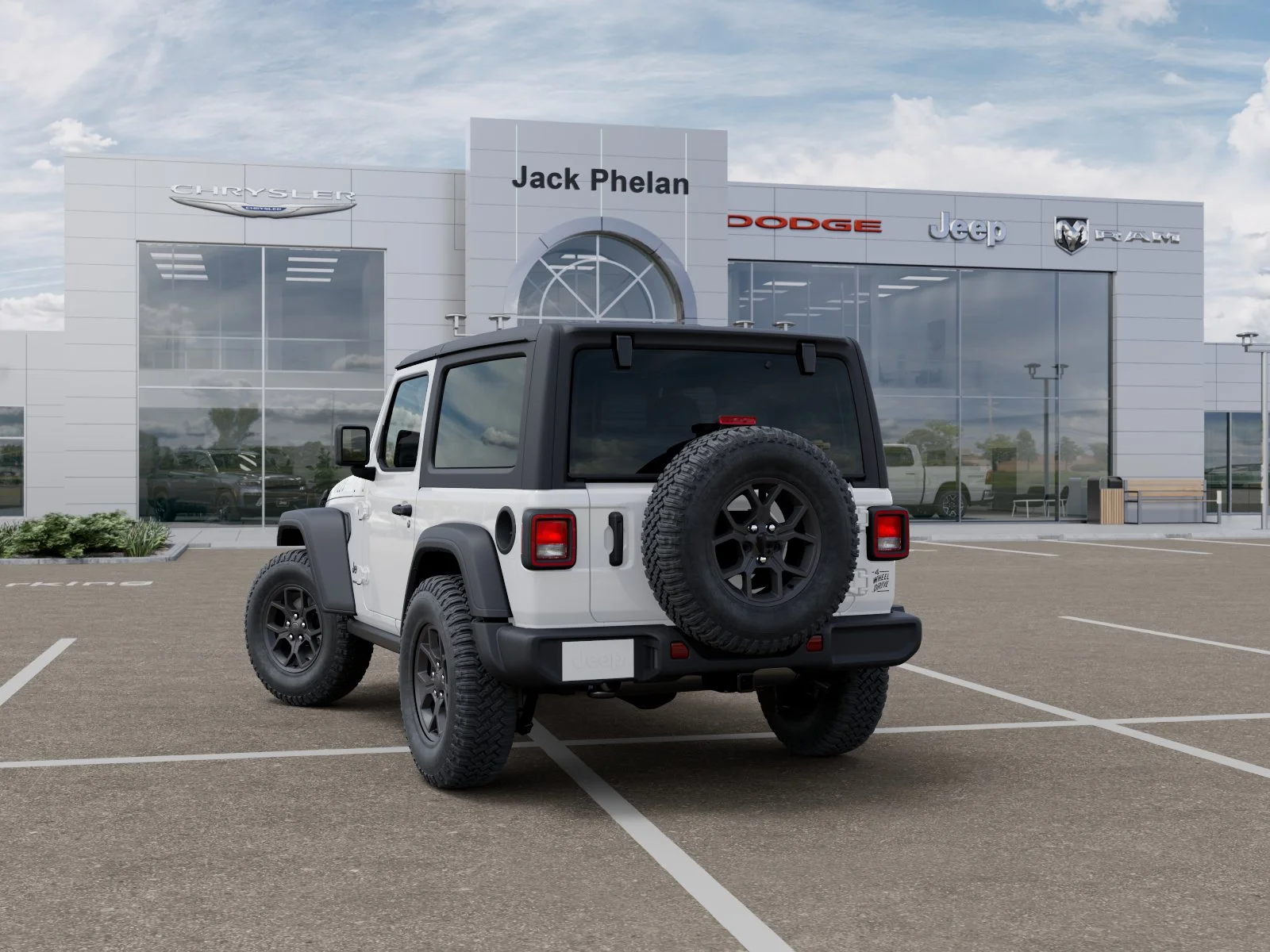 New 2026 Bright White Clear-Coat Exterior Paint Jeep Willys image 24