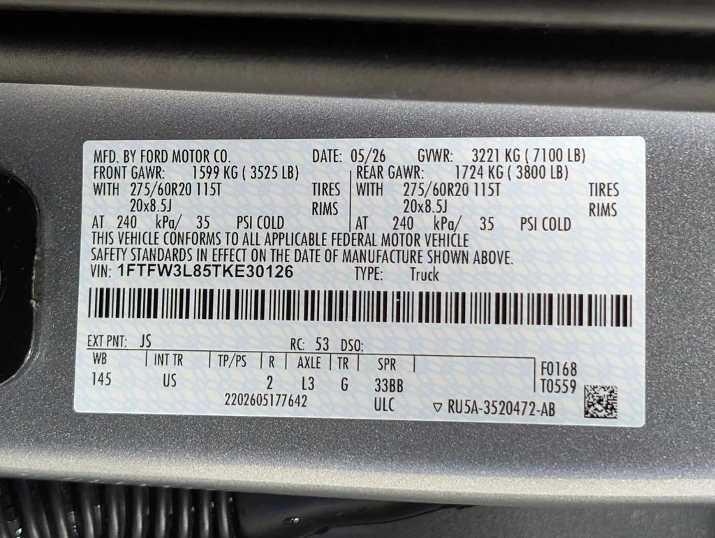 New 2026 Iconic Silver Metallic Ford XLT image 28