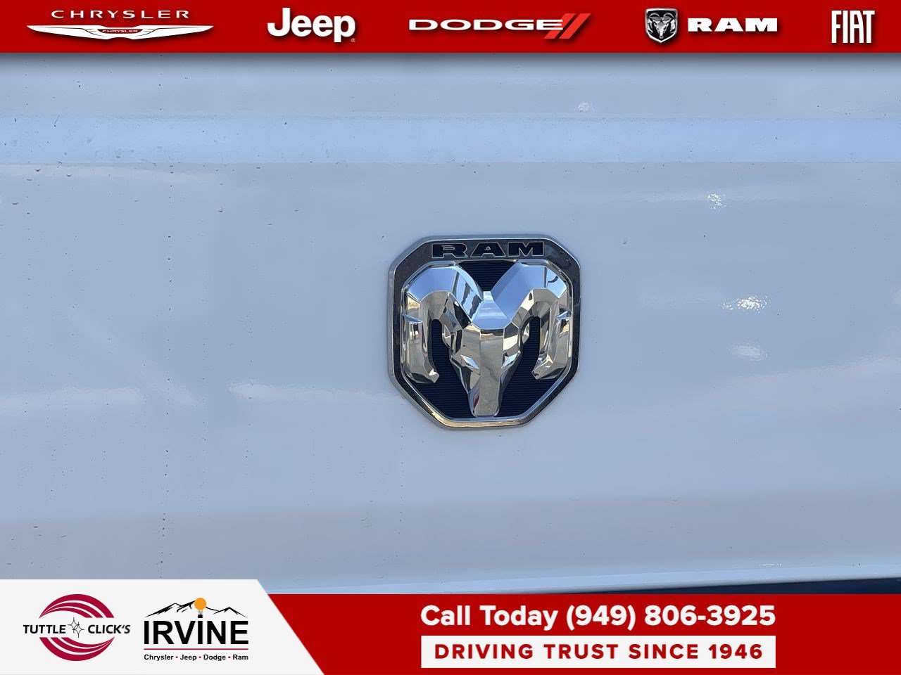 New 2026 Bright White Clear-Coat Exterior Paint RAM Tradesman image 8
