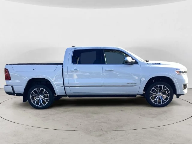 New 2027 Ivory White Tri-Coat Pearlcoat Ram TUNGSTEN CREW CAB 4X4 5