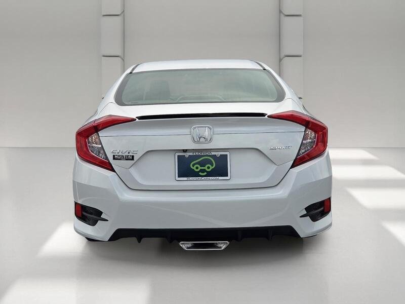 Used 2021 Platinum White Pearl Honda SPORT CVT image 4