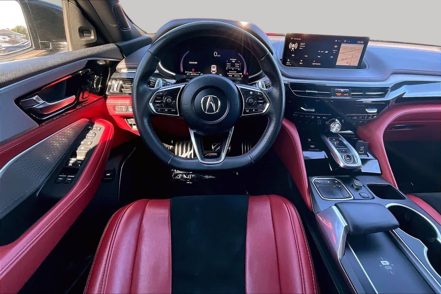 Used 2023 Liquid Carbon Metallic Acura w/A-Spec Package image 6