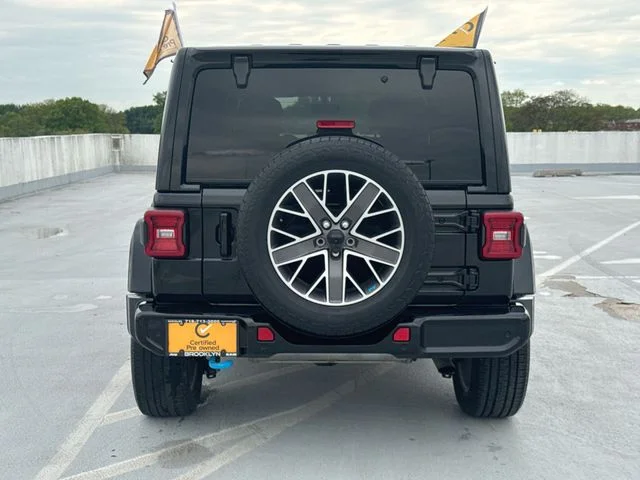 Certified Used 2022 Black Jeep Unlimited Sahara High Altitude 4xe image 6