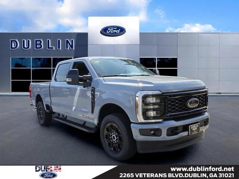 New 2026 Glacier Gray Metallic Tri-Coat Ford F-250® Lariat® image 1