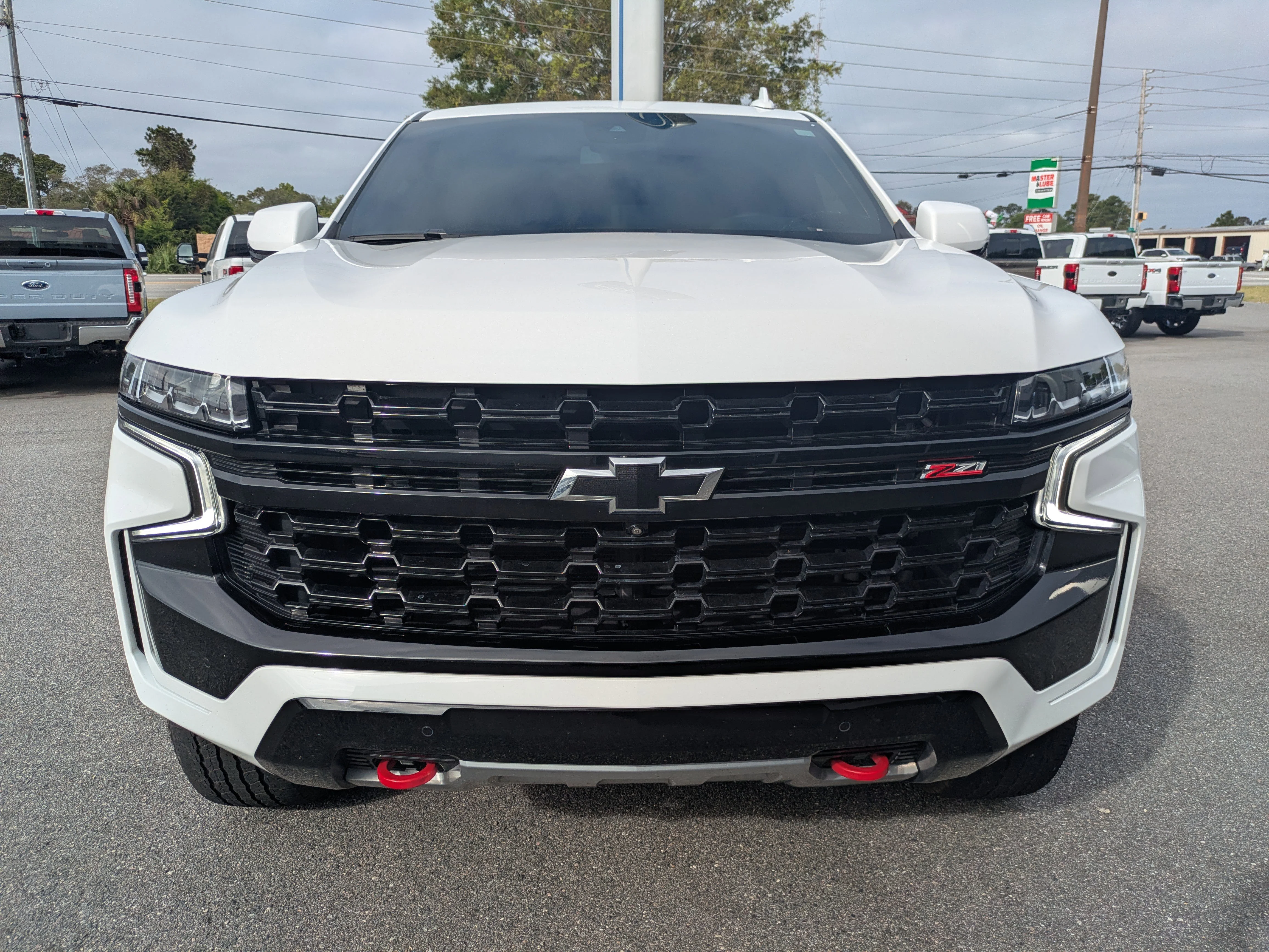 Used 2024 Summit White Chevrolet Z71 w/Luxury Pkg, Leather Quad Buckets, Panoramic Moonroof, & 3rd Row Seat image 9