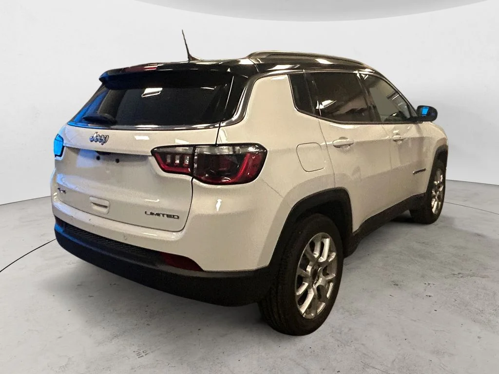 Used 2025 Bright White Jeep Limited image 6