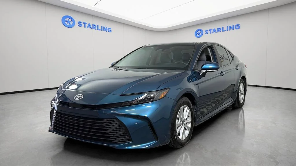Used 2025 Blue Toyota LE image 16