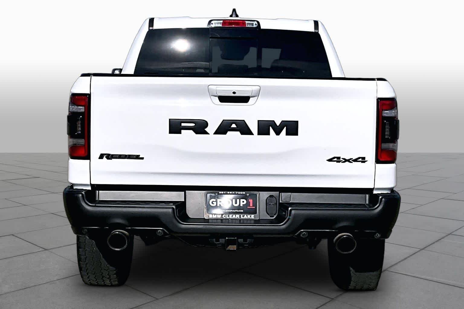 Used 2022 Bright White Clearcoat Ram Rebel image 4