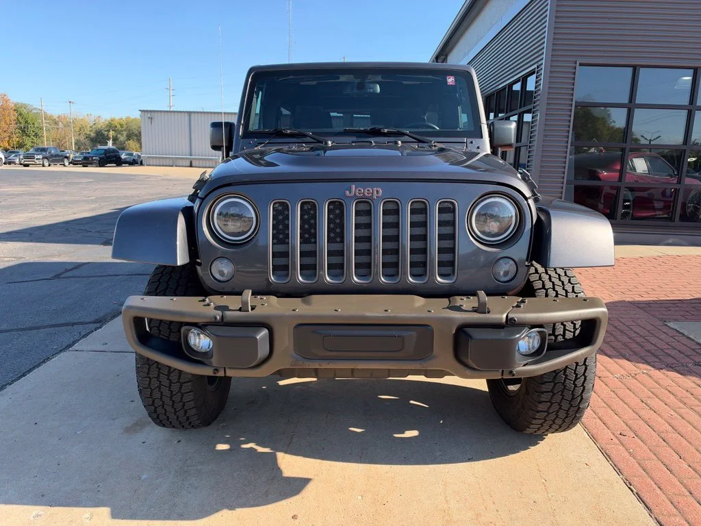 Used 2016 Jeep Wrangler Unlimited 75th Anniversary Edition with VIN 1C4BJWEGXGL238736 for sale in Goshen, IN