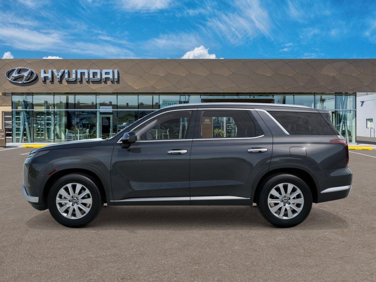 New 2025 Gray,Steel Graphite Hyundai SEL FWD image 3