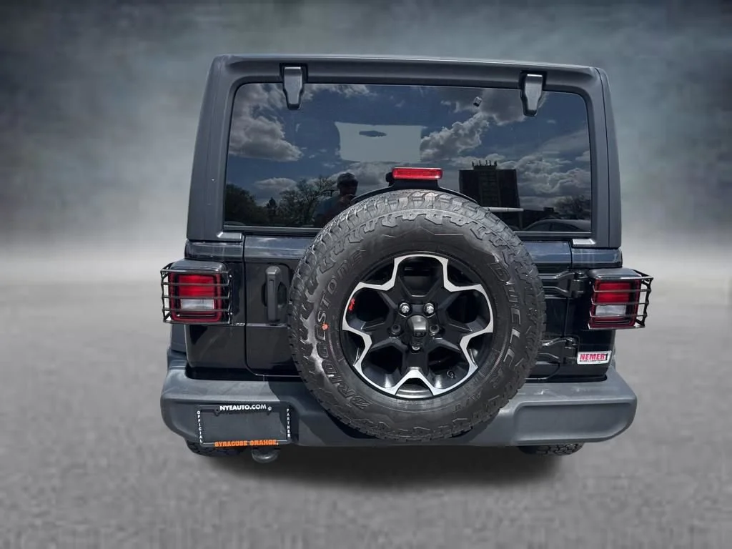 Used 2021 Black Clearcoat Jeep Unlimited Sport S image 4