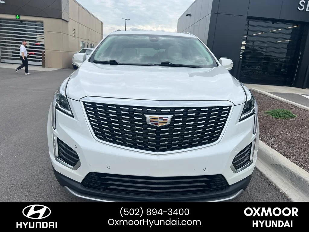 Used 2021 Crystal White Tricoat Cadillac AWD Premium Luxury image 2