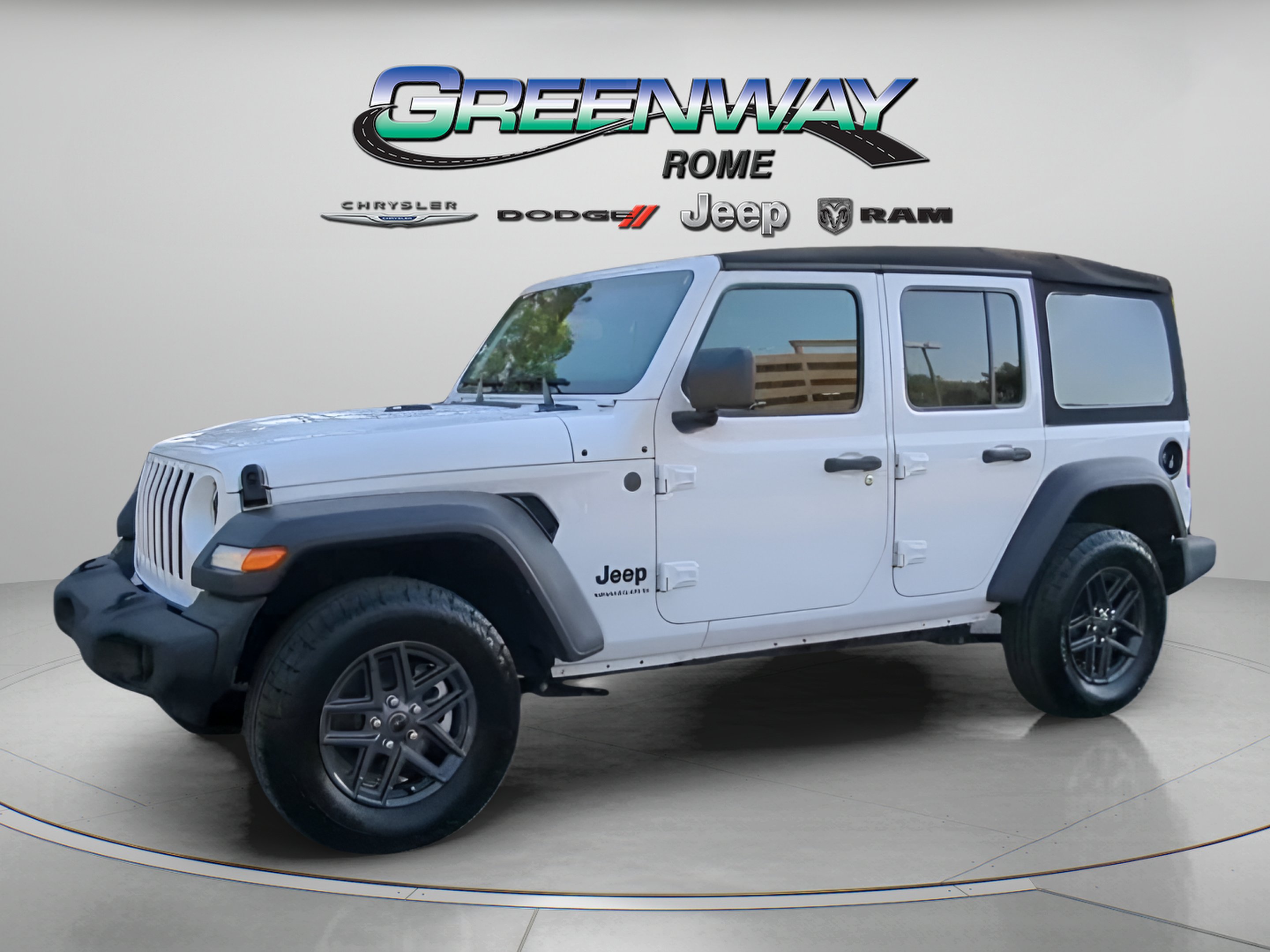 Used 2024 Bright White Clearcoat Jeep Sport S image 13