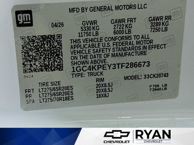 New 2026 Summit White Chevrolet LTZ image 34