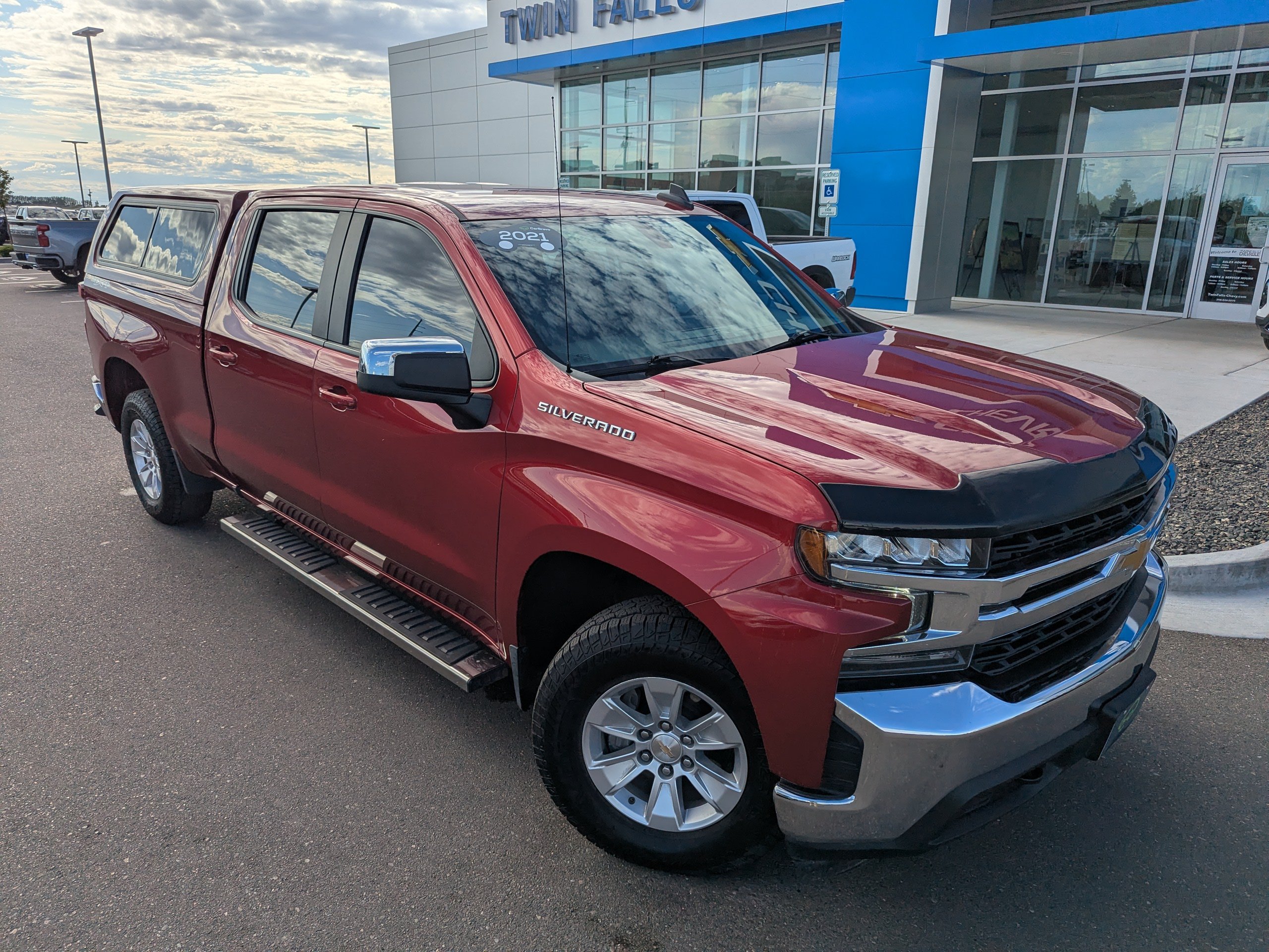 Certified Used 2021 CHERRY RED TINTCOAT Chevrolet LT image 4
