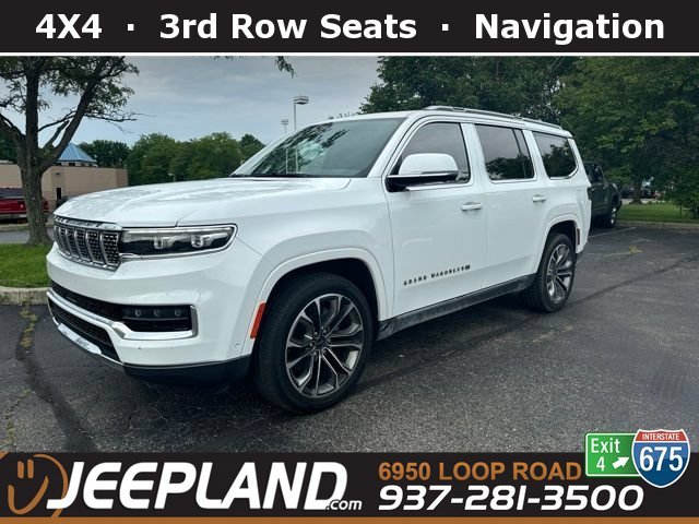 Used 2022 Bright White Clearcoat Jeep Series III image 1