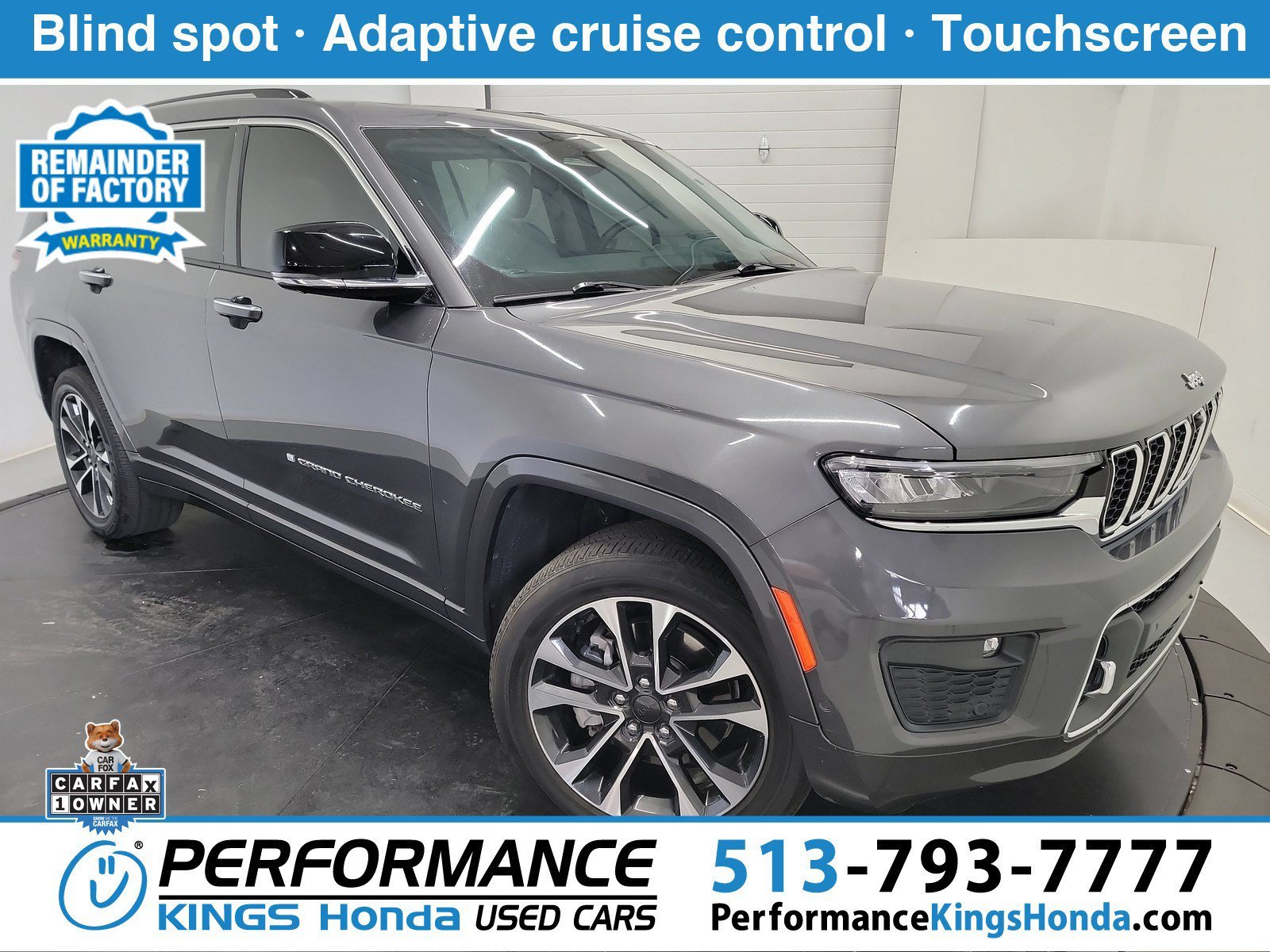 Used 2022 Baltic Gray Metallic Clearcoat Jeep Overland image 1
