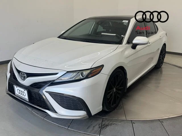 Used 2021 Beige Toyota XSE image 3
