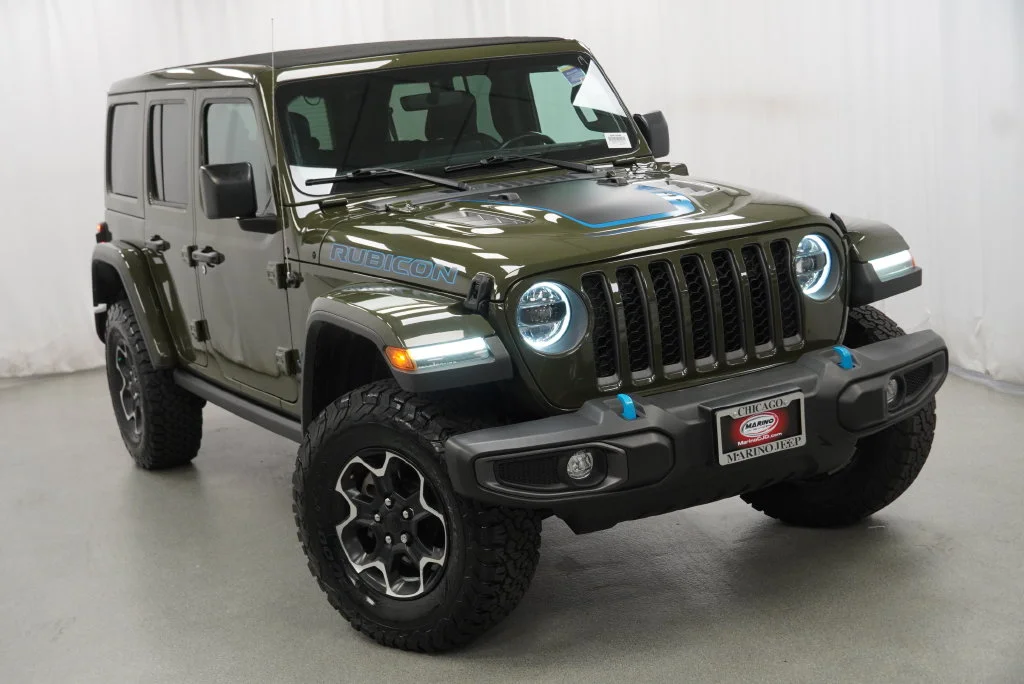Used 2023 Green Jeep Rubicon 4xe image 12