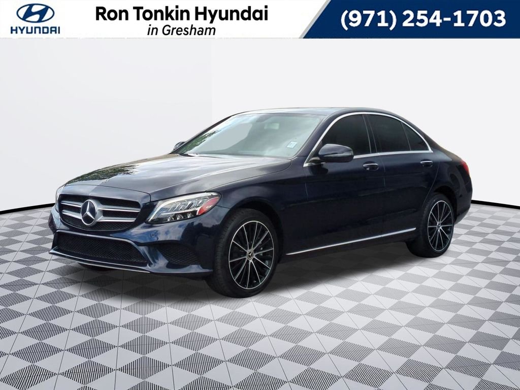 Used 2020 Blue Mercedes-Benz C 300 image 1