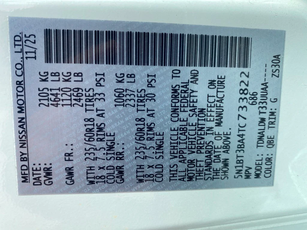 Used 2026 White Nissan SV image 32