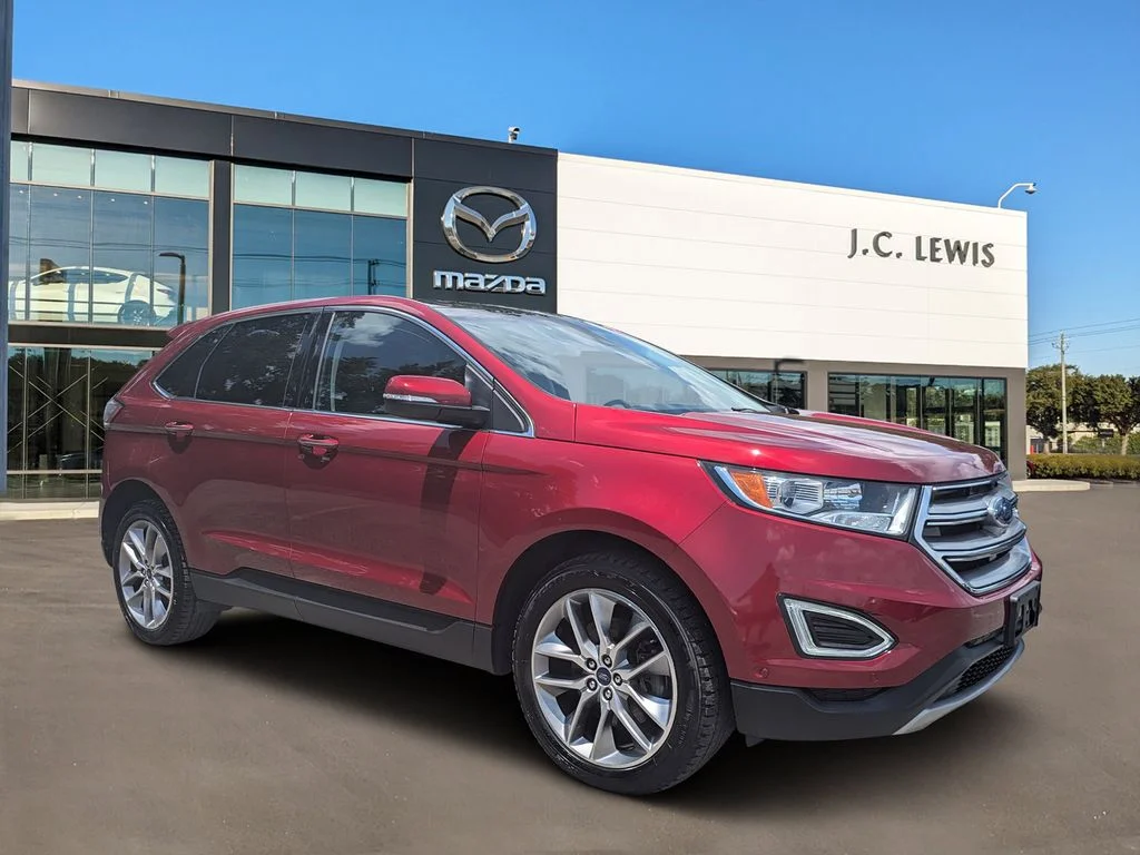 Certified Used 2018 Ruby Red Metallic Tinted Clearcoat Ford Titanium image 1