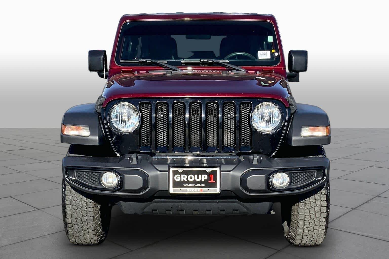 Used 2021 Snazzberry Pearlcoat Jeep Unlimited Willys Sport image 4