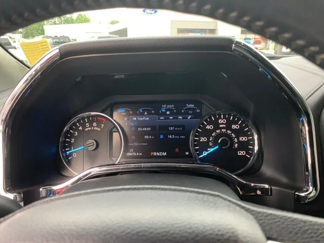 Used 2019 Ruby Red Metallic Tinted Clearcoat Ford Lariat image 30
