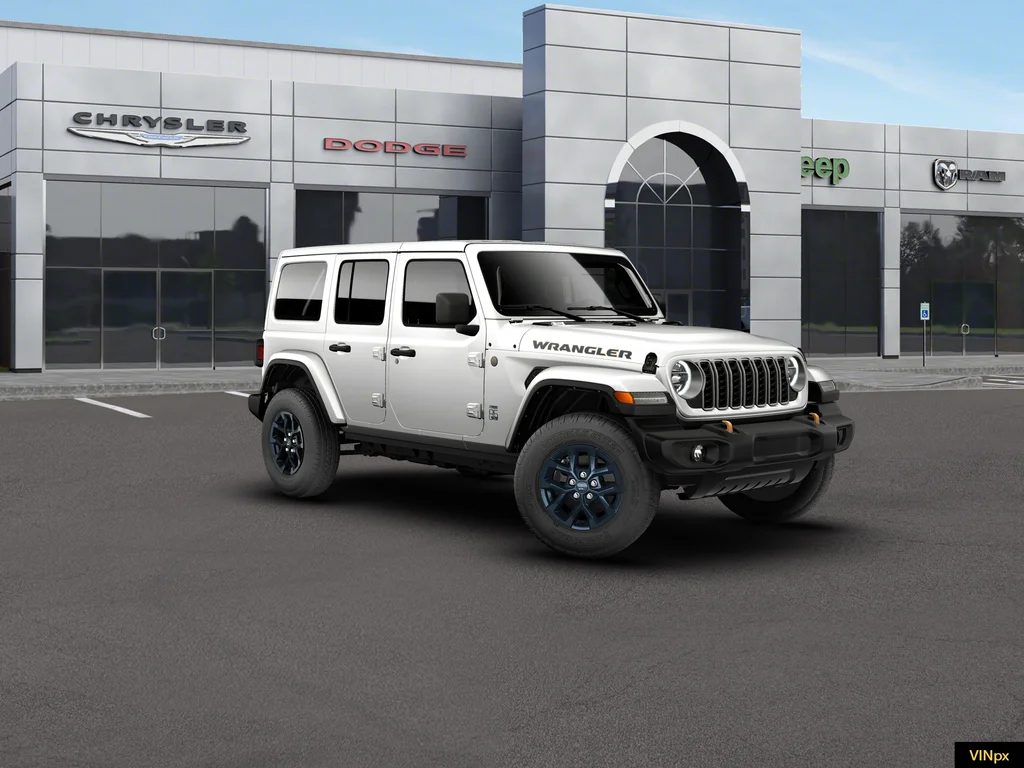 New 2026 Bright White Clear-Coat Exterior Paint Jeep  image 10