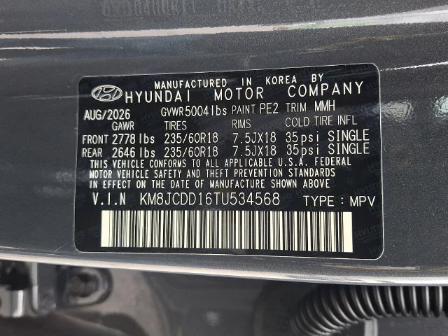 New 2026 Gray Hyundai SEL Convenience image 15