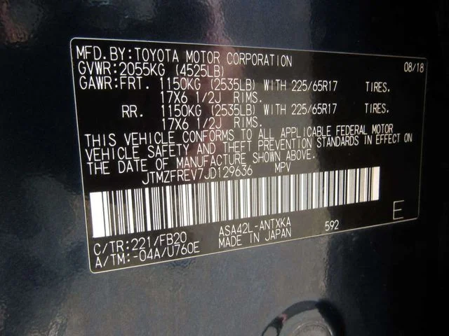 Used 2018 Aqua Toyota LE image 28