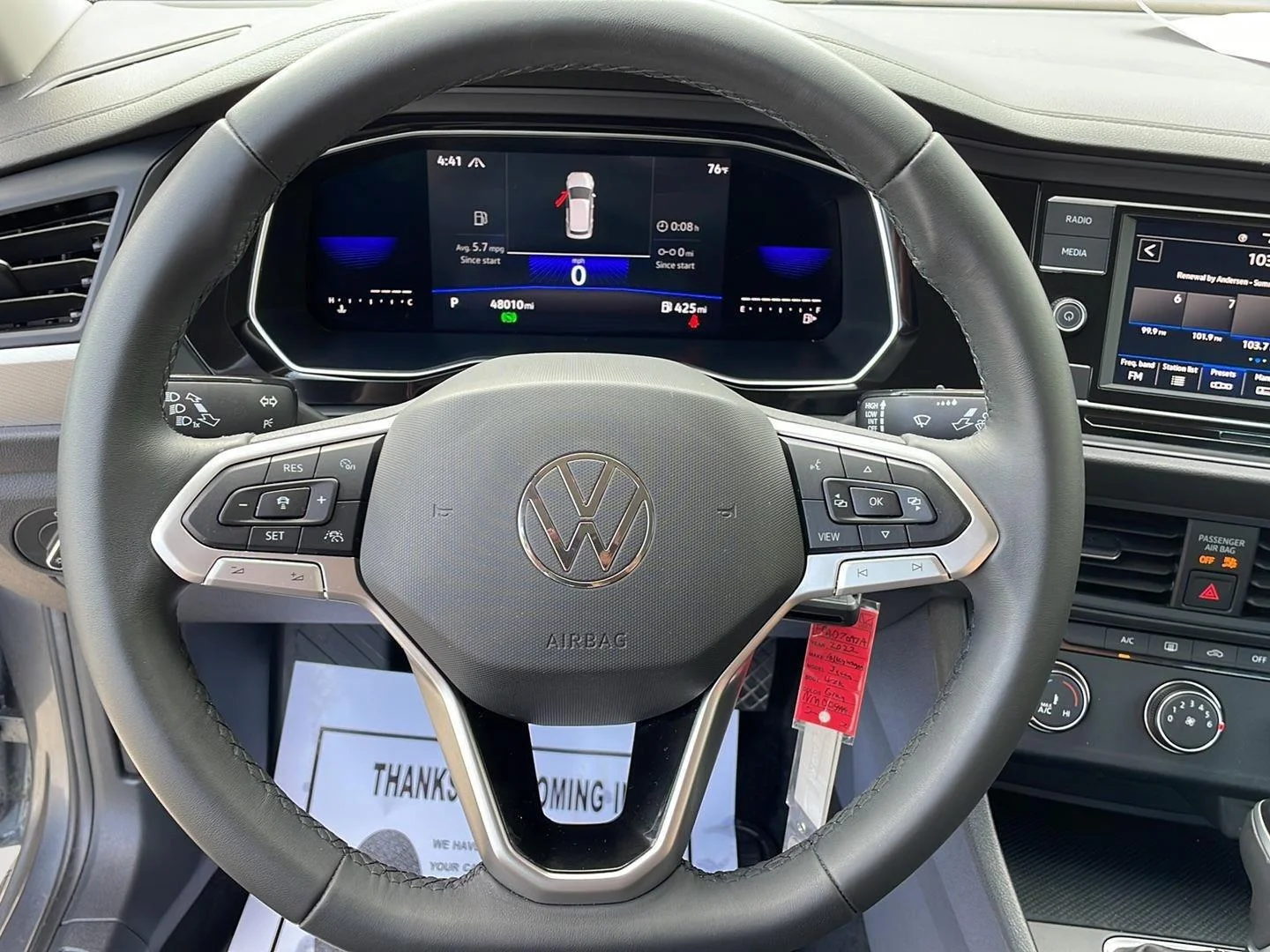 Used 2022 Platinum Gray Metallic Volkswagen S image 15