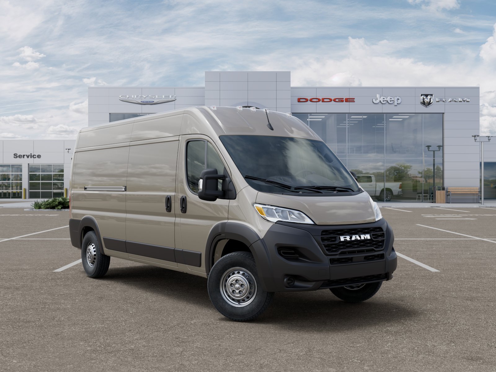 New 2026 Sandstone Pearl-Coat Exterior Paint RAM High Roof image 11