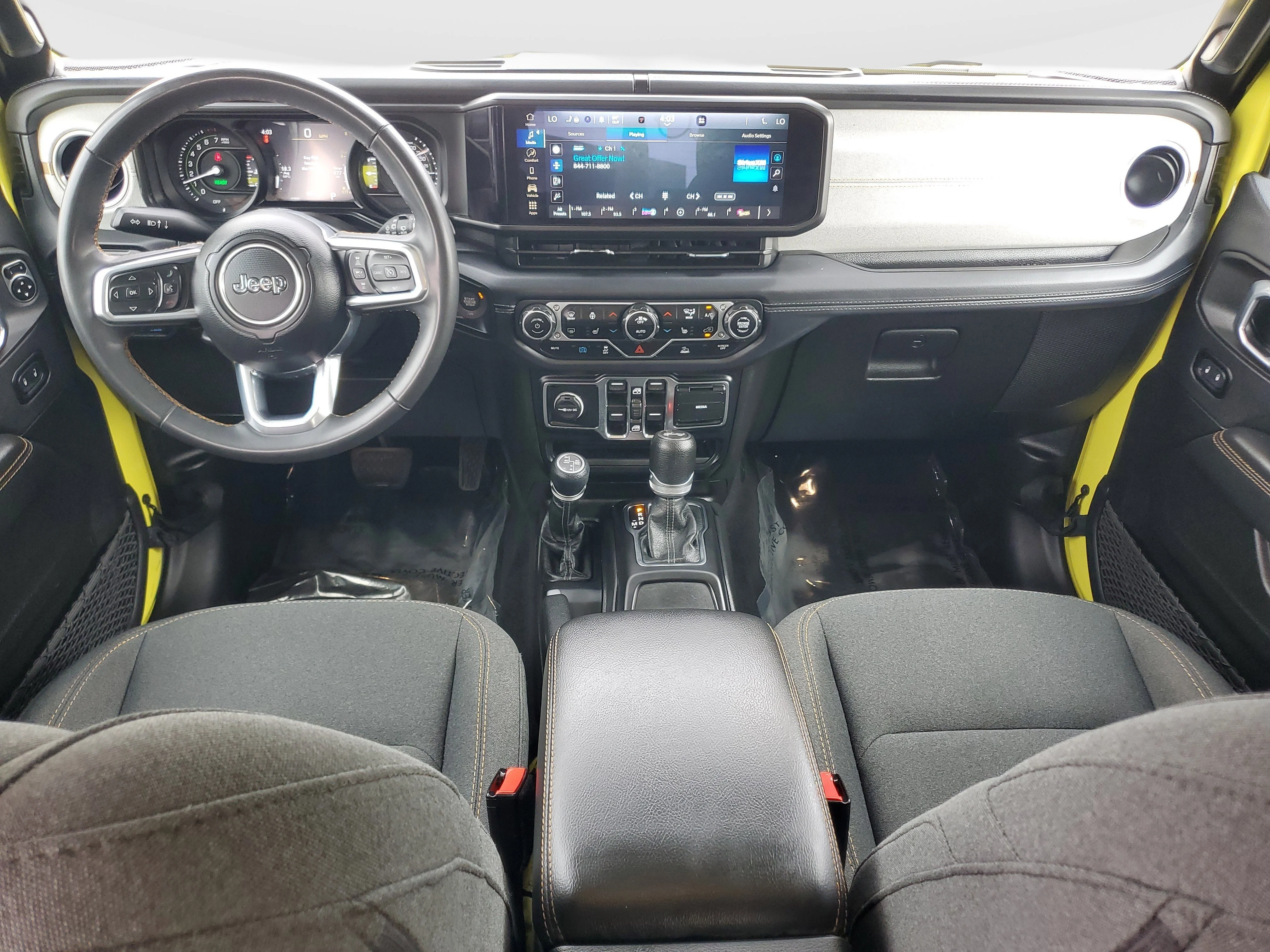 Used 2024 Yellow Jeep Sahara 4xe image 17