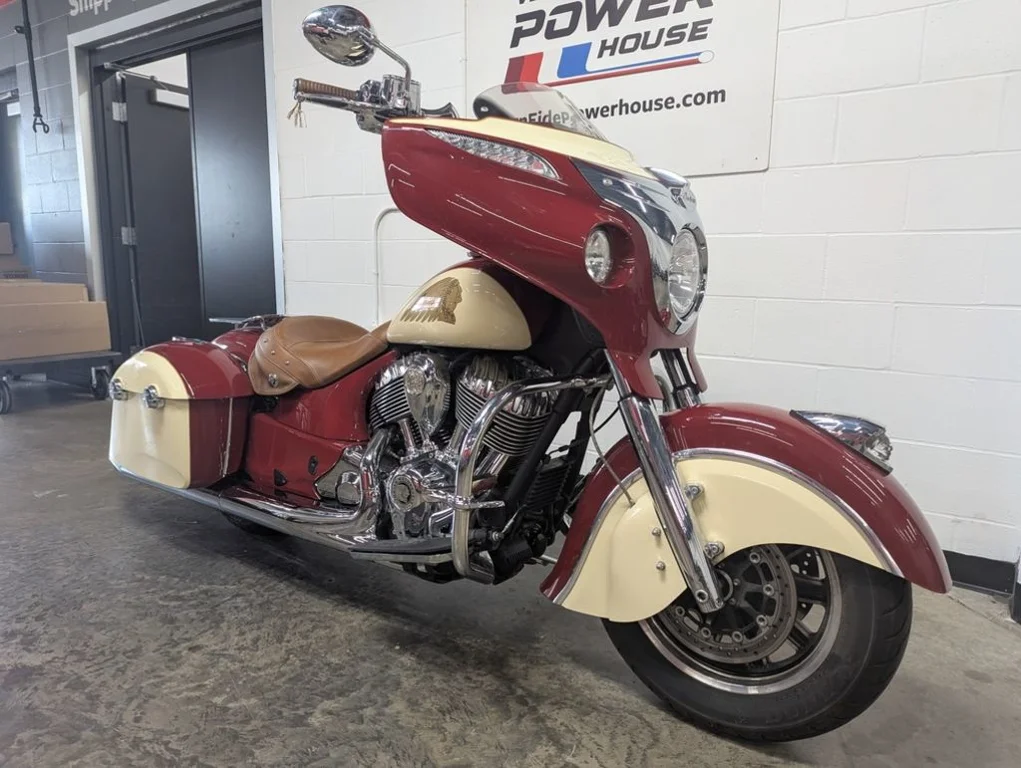 Used 2016 Red/Cream Indian Motorcycle Indian Red image 2