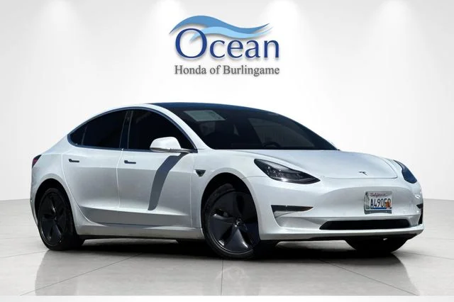 Used 2019 Tesla Model 3 Base with VIN 5YJ3E1EAXKF424778 for sale in Burlingame, CA