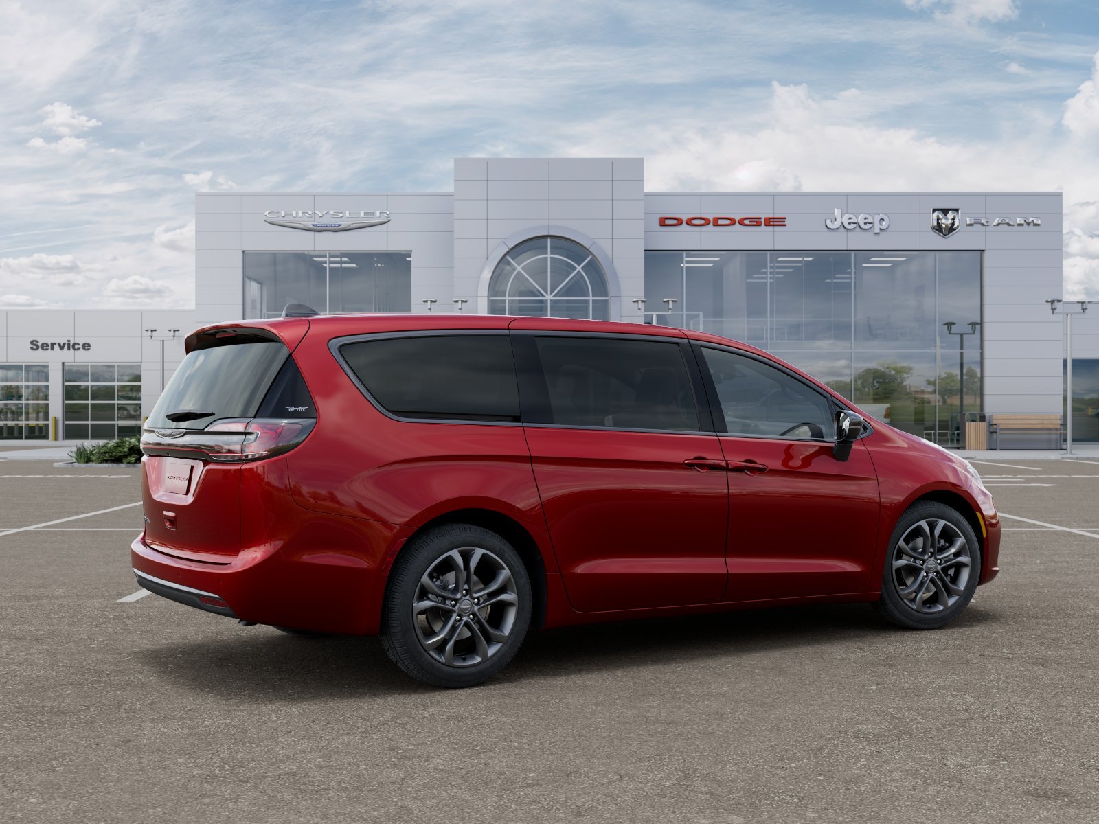 New 2026 Red Hot Pearl-Coat Exterior Paint Chrysler Select image 5