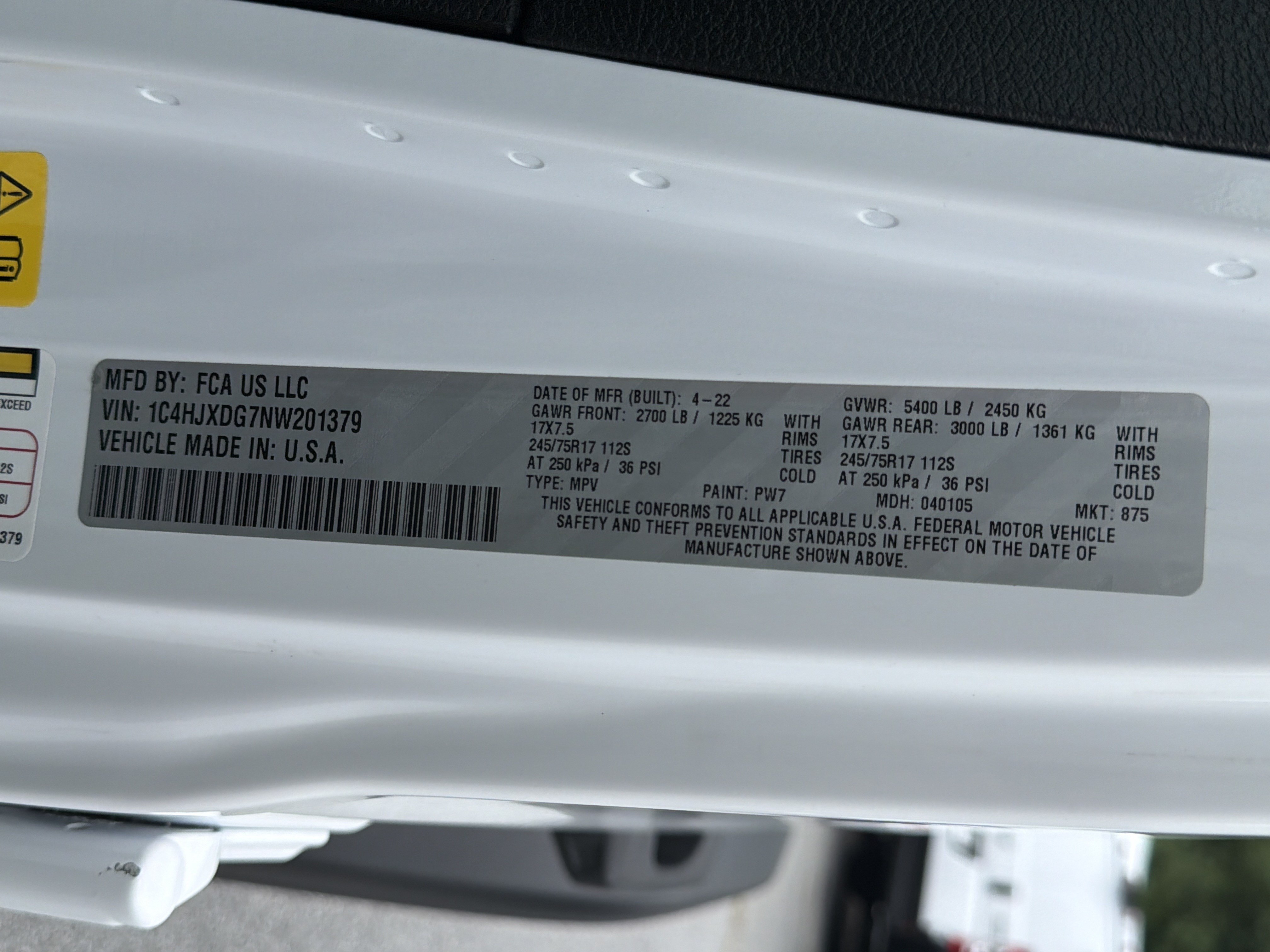 Used 2022 Bright White Clearcoat Jeep Unlimited Sport S image 38
